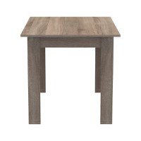 Set dining Manka-Caron, Pako World, 5 piese, Negru-Sonoma, 110x80x77 cm - 7