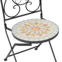 Set dining Sellis, Pako World, 3 piese, Mozaic, Negru - 8