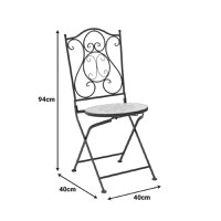 Set dining Sellis, Pako World, 3 piese, Mozaic, Negru - 11