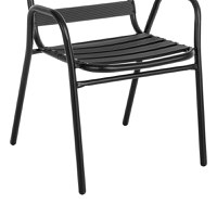 Set dining Sussie, Pako World, Metal Negru, 60x60x70 cm - 4