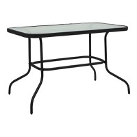 Set dining Valor-Calan, Pako World, Metal, Negru, textil, 110x60x70 cm - 5