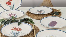 Set farfurii, 6 bucati Arvorismo Alb 25x25x2 cm