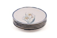 Set farfurii, 6 bucati Arvorismo Alb 25x25x2 cm - 6
