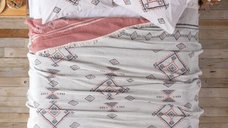 Set Lenjerie si Cuvertura Pique Edwin Tarcin (Bumbac 100%)