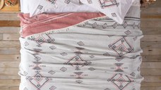 Set Lenjerie si Cuvertura Pique Edwin Tarcin (Bumbac 100%)