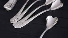 Set linguri, 12 bucati OZD Argintiu 11 cm