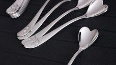 Set linguri, 12 bucati OZD Argintiu 11 cm