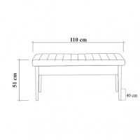 Set Masa Scaune Vina 1053 - Antracit, Walnut - 6