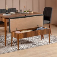 Set Masa Scaune Vina 1053 - Antracit, Walnut - 8