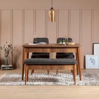 Set Masa Scaune Vina 1053 - Antracit, Walnut - 1