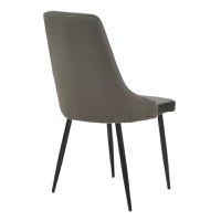 Set masa si scaune 5 buc Azori-Gustas Antracit 120x60x75 cm - 3