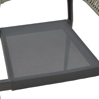 Set masa si scaune 5 buc de gradina Elation-Kliton Pako World Antracit 150x80x74 cm - 8