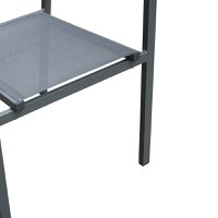 Set masa si scaune 5 buc de gradina Moly-Kliton B Pako World Antracit 150x80x74 cm - 4