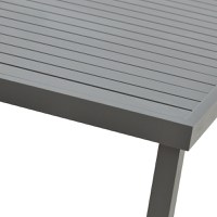 Set masa si scaune 5 buc de gradina Moly-Kliton B Pako World Antracit 150x80x74 cm - 8