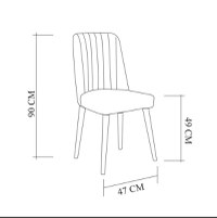 Set Masa si Scaune 5 Piese Costa 0900 - 1 A - 6