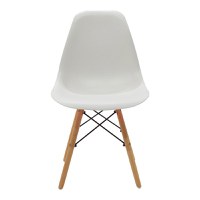 Set masa si scaune 5 piese Julita Alb 80x80x73 cm - 4