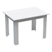 Set masa si scaune 5 piese Manka-Gaston Alb 110x80x77 cm - 5