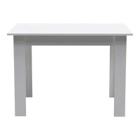Set masa si scaune 5 piese Manka-Gaston Alb 110x80x77 cm - 6
