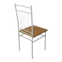 Set masa si scaune 5 piese Reforia Natural 110x60x74 cm - 5