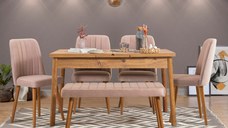 Set Masa si Scaune 6 Piese Santiago 0900 - 2 A