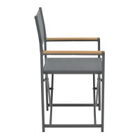 Set masa si scaune 7 buc de gradina Mabu-Kliton Pako World Antracit 150x80x74 cm - 4