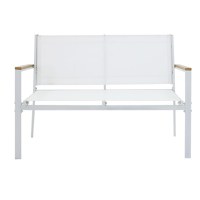 Set Masa si Scaune Lounge Jacie 4 Piese Alb - 4