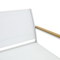 Set Masa si Scaune Lounge Jacie 4 Piese Alb - 5