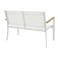 Set Masa si Scaune Lounge Jacie 4 Piese Alb - 6