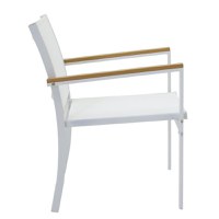 Set Masa si Scaune Lounge Jacie 4 Piese Alb - 9