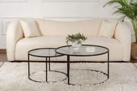 Set masute de cafea Aurum Negru - 2