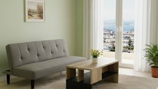 Set mobilier sufragerie 2 buc Ambience Gri inchis 167x77x73 cm