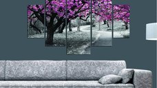Set tablouri canvas (5 bucati) ST034 Multicolor 56x20 cm