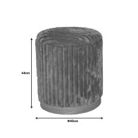 Set tabureti 2 buc Pance Pako World Bej 40x40x44 cm - 4