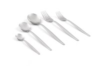 Set tacamuri 60 bucati D44 Argintiu 23x23x23 cm - 1