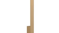 Sollux Lighting Lahti, aplica LED de perete aurie, 4000K, 920 lm, 4 x 6,5 x 50 cm