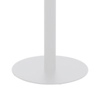 Stalp picior suport blat masa bar metal alb-negru 40x40x108 cm - 3