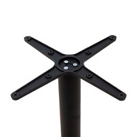 Stalp picior suport blat masa bar Ntona metal negru 40x40x108 cm - 2