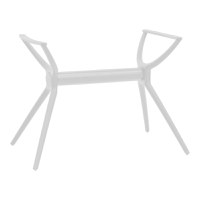 Stalp picior suport blat masuta de cafea Herno alb 106x61x73 cm - 1