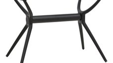 Stalp picior suport blat masuta de cafea Herno plastic PP negru 106x61x73 cm