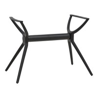 Stalp picior suport blat masuta de cafea Herno plastic PP negru 106x61x73 cm - 1
