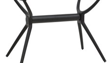 Stalp picior suport blat masuta de cafea Herno plastic PP negru 106x61x73 cm