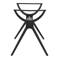Stalp picior suport blat masuta de cafea Herno plastic PP negru 106x61x73 cm - 3