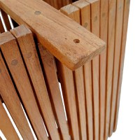 Suport blat masa Darius Boho Pako World Natural 60x60x75 cm - 3