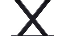 Suport blat masa Wolver Pako World Negru 80x40x72 cm