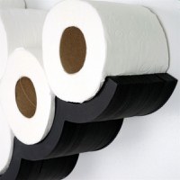 Suport Hartie Igienica WC018 Negru - 3