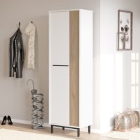 Suport pantofi Scarpera, Pako World, Alb-Natural, 57x35x185 cm - 2