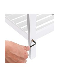 Suport pentru pantofi, Songmics, Alb, LBS02WT, 70 x 26 x 33 cm - 5