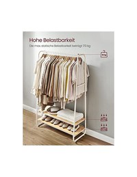 Suport umerase, Vasagle, Maro Rustic, RGR112B01, 100 x 45 x 160 cm - 6