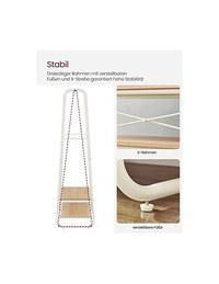 Suport umerase, Vasagle, Maro Rustic, RGR112B01, 100 x 45 x 160 cm - 7