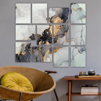 Tablou, 12 bucati 12MDF42YS Multicolor 20x15x3 cm - 1